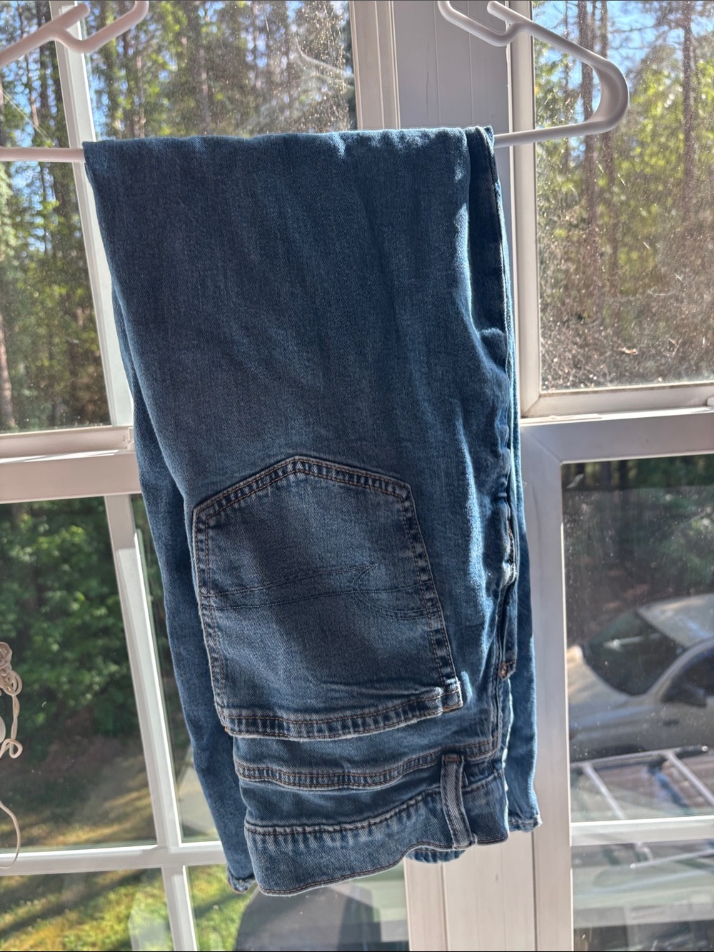 American Eagle Outfitters Blue Denim Jeans and wide leg